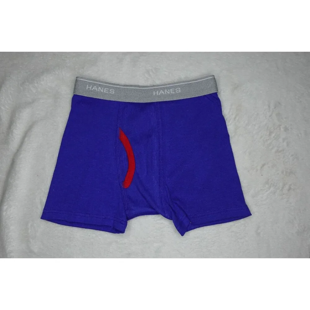 Hanes Toddler Boys' Boxer Briefs 2T-3T: Cotton, Tagless, Cars Pattern + Solid